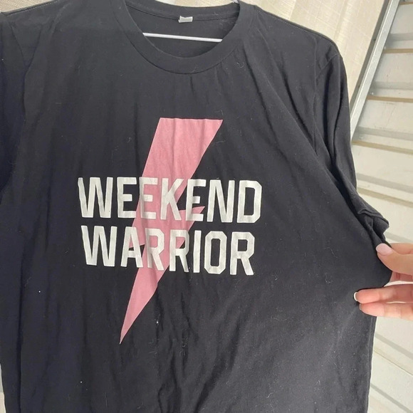 Women's "Weekend Warrior" Graphic T-Shirt - Sz. L - Picture 2 of 2